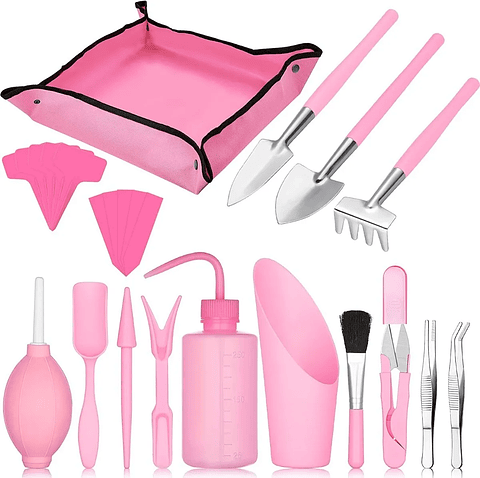 Kit Herramientas Siembra Cactus Y Suculentas x19 Piezas