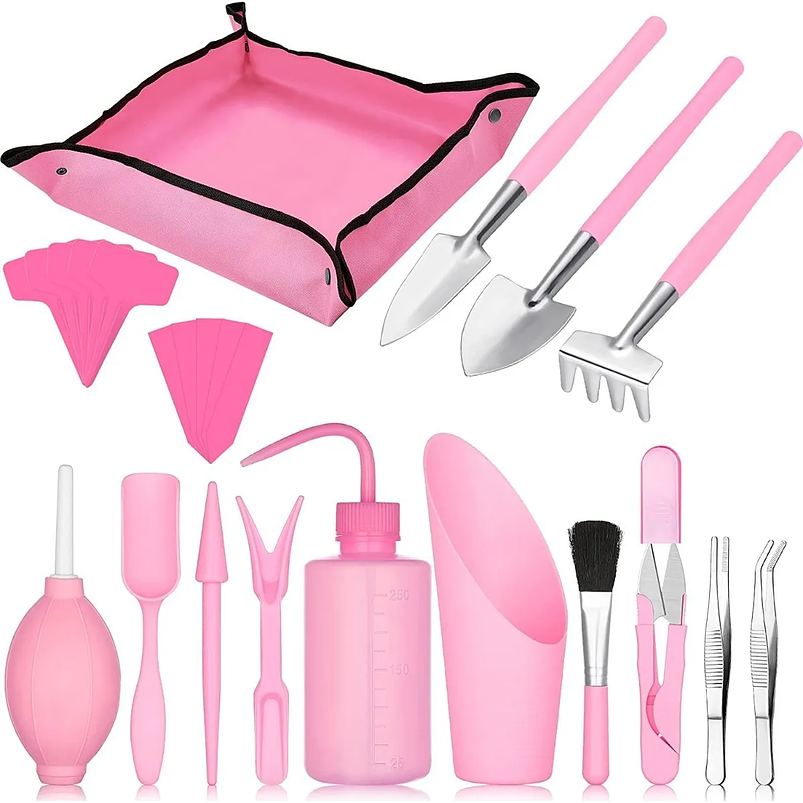 Kit Herramientas Siembra Cactus Y Suculentas x19 Piezas 1