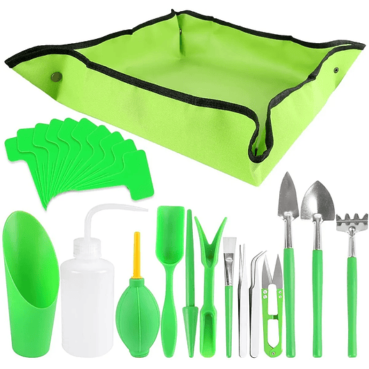 Kit Herramientas Siembra Cactus Y Suculentas x19 Piezas 2