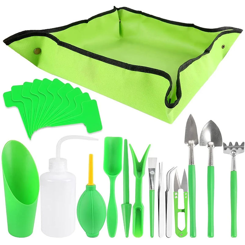 Kit Herramientas Siembra Cactus Y Suculentas x19 Piezas 2