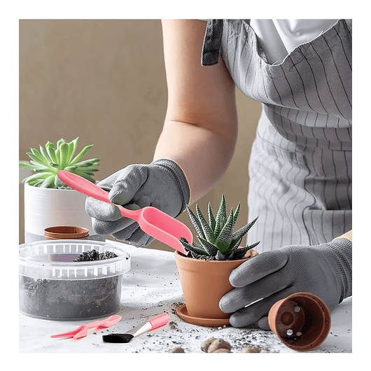 Kit Herramientas Bonsái Chic Suculentas x15 Piezas Más Estuche 4