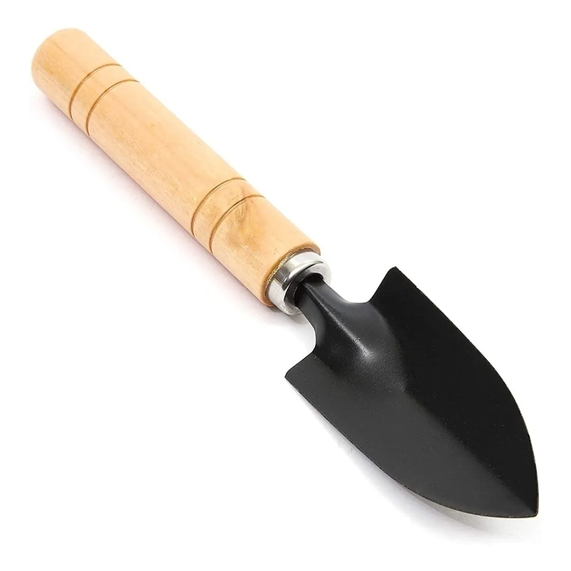 Juego Herramientas x3 Piezas Jardín Cuidado Suculenta Madera 7