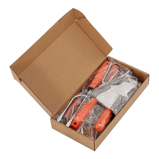 Kit Herramientas Jardinería x5 Piezas En Acero Inoxidable 2