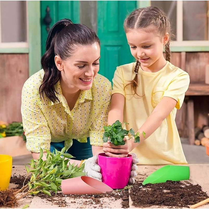 Kit Herramientas Siembra Plástico x3 Piezas Plantas Pequeña 10
