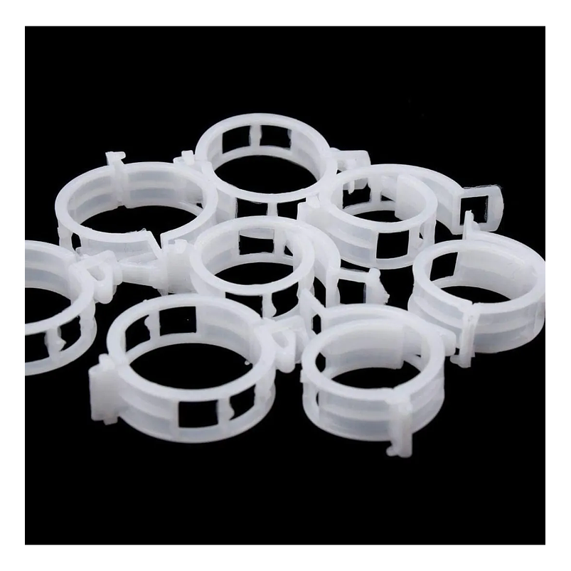 Clip Gancho Amarre De Plantas/hortalizas Apoyo Plástico x20 Unidades 7