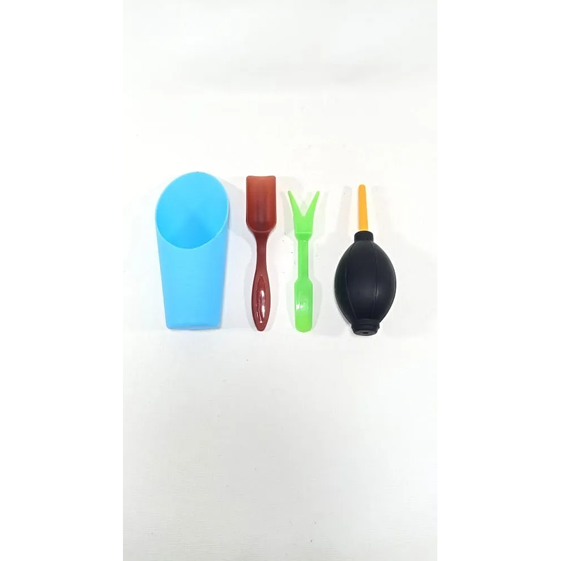 Kit Herramientas Siembra Plástico x4 Piezas Plantas Pequeña 2