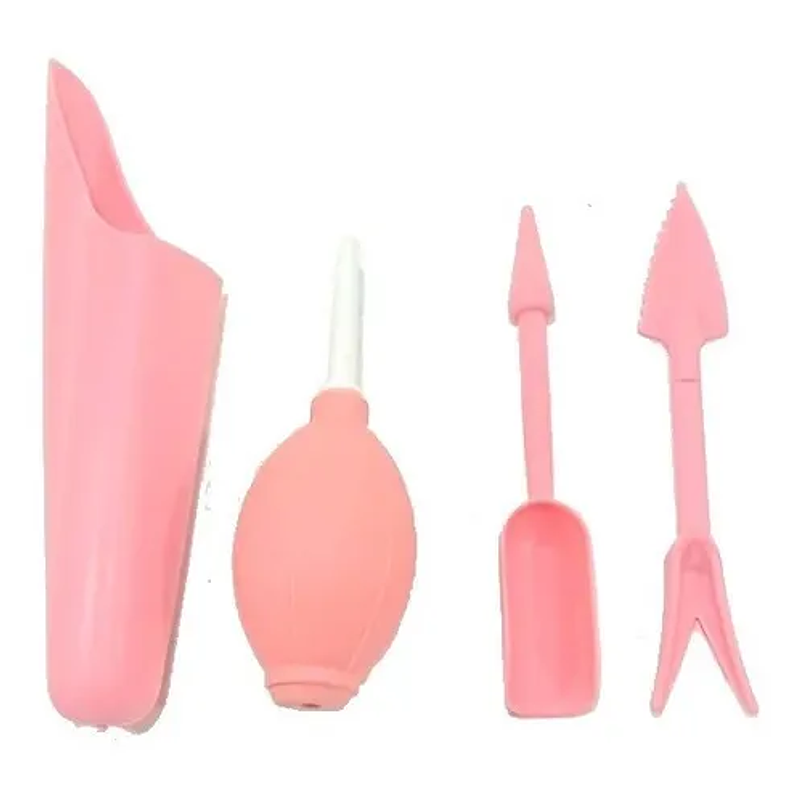 Kit Herramientas Siembra Plástico x4 Piezas Plantas Pequeña 6