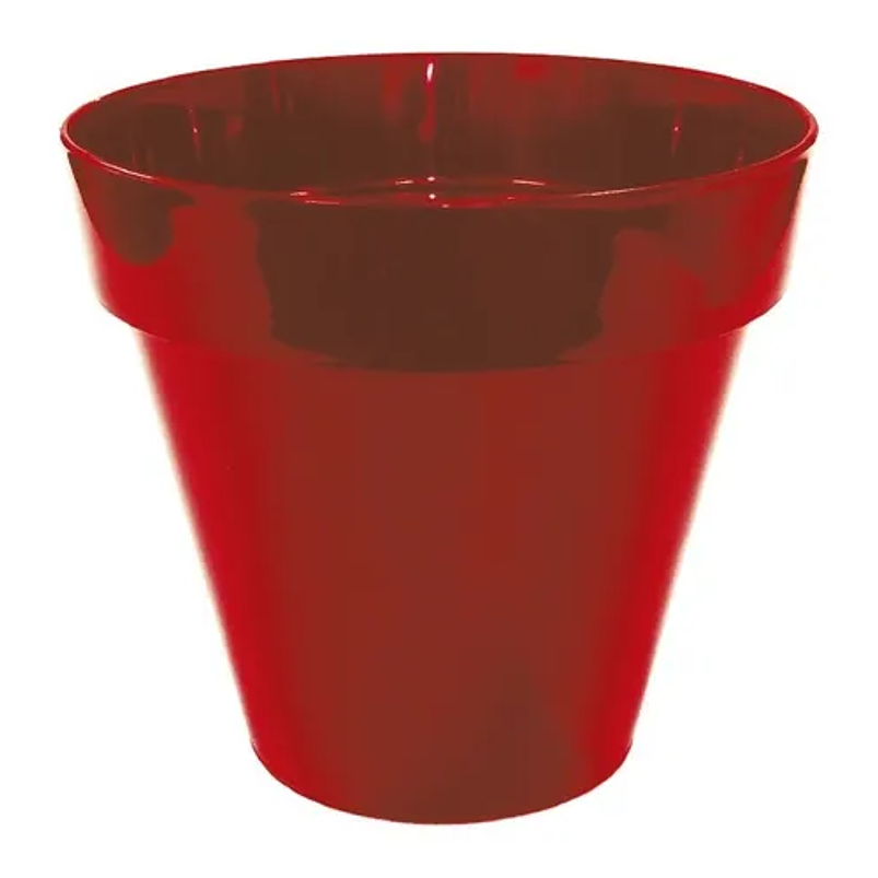 Soporte de Maceta para Mesa más Maceta Plástica Brillante 14cm Negro 12