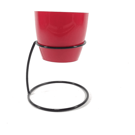 Soporte de Mesa Para Plantas más Maceta Bahía 9cm Diámetro Negro 5