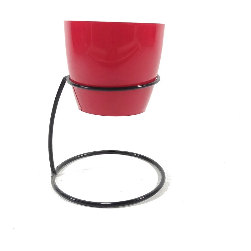 Soporte de Mesa Para Plantas más Maceta Bahía 9cm Diámetro Negro 5