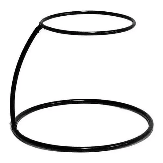 Soporte de Mesa Para Plantas más Maceta Bahía 9cm Diámetro Negro 25