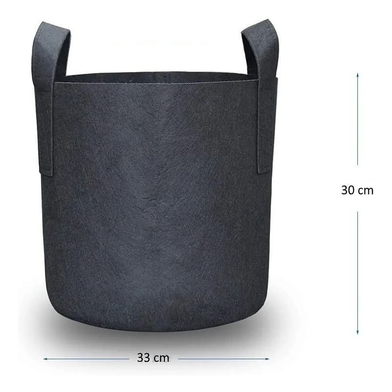 Maceta De Siembra En Tela Especial No Tejida 33cm Diámetro x30 Alto 5