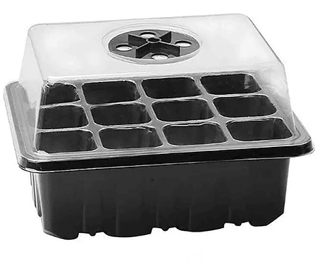 Bandeja Germinación Semillas x01 Unidad Cúpula Plástica