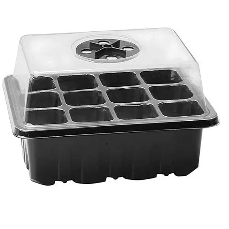 Bandeja Germinación Semillas x01 Unidad Cúpula Plástica 1