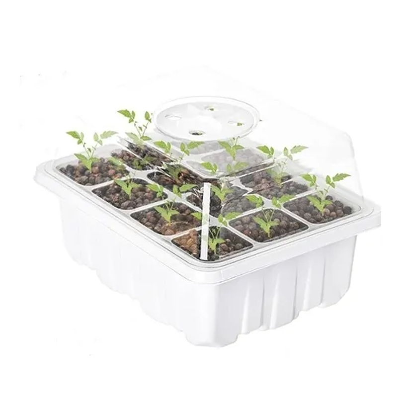 Bandeja Germinación Semillas x01 Unidad Cúpula Plástica 15