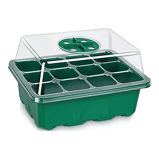 Bandeja Germinación Semillas x01 Unidad Cúpula Plástica 16