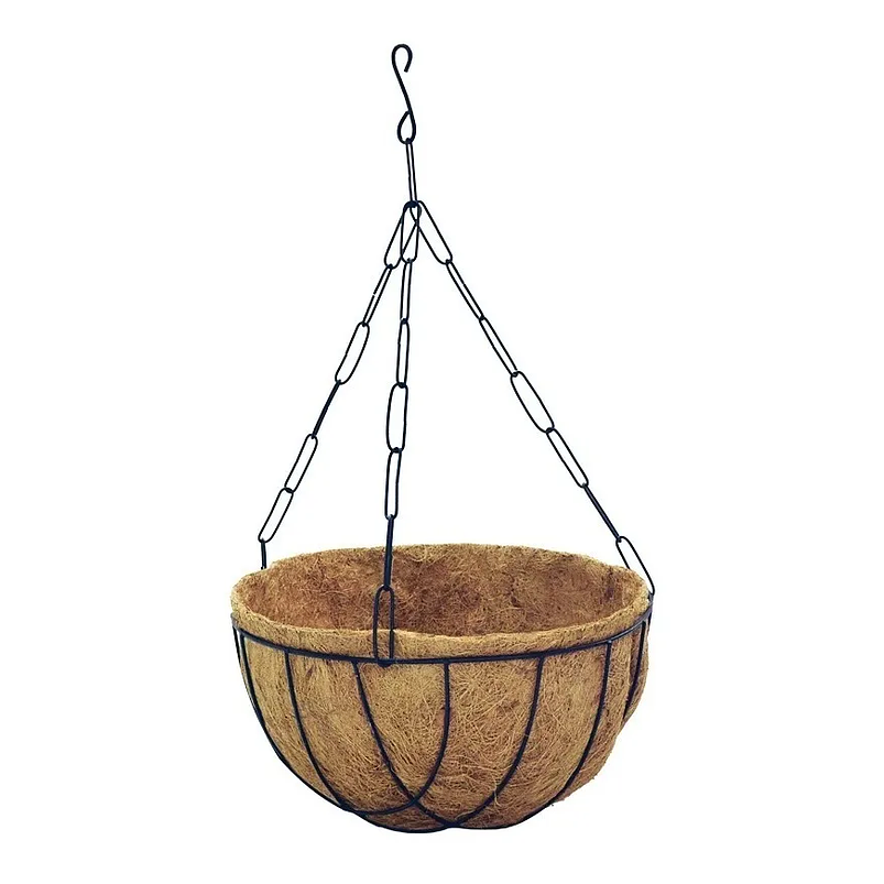 Canasta Colgante Balón Para Plantas Más Nido De Coco 32cm Diámetro 1