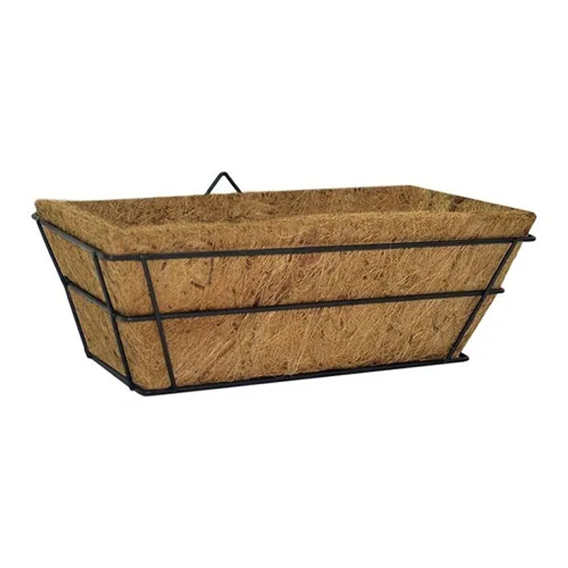 Canasta Plantas Pared Más nido Coco x31cm Largo Rectangular 2