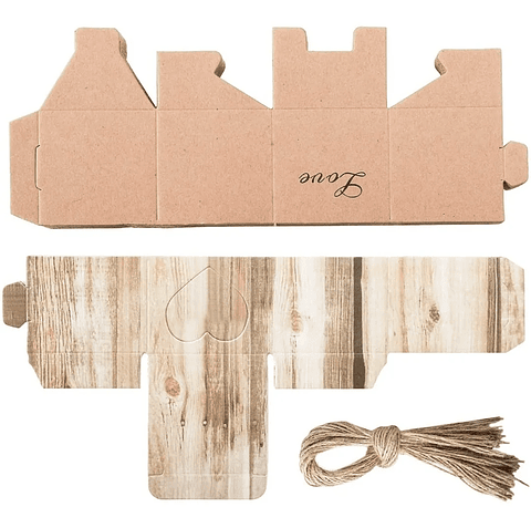 Caja Recuerdo Fiesta Love 5cm Cuadrada Paquete x45 Unidades