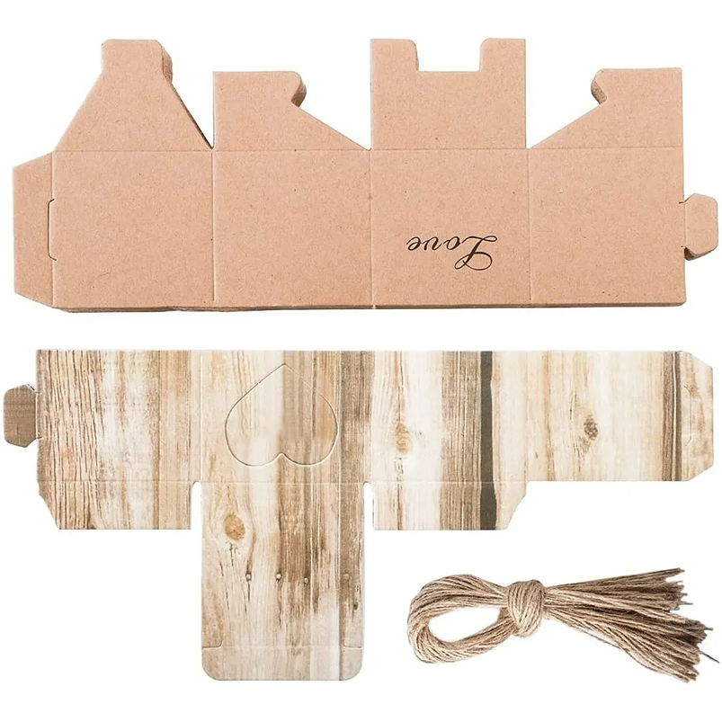 Caja Recuerdo Fiesta Love 5cm Cuadrada Paquete x45 Unidades 2