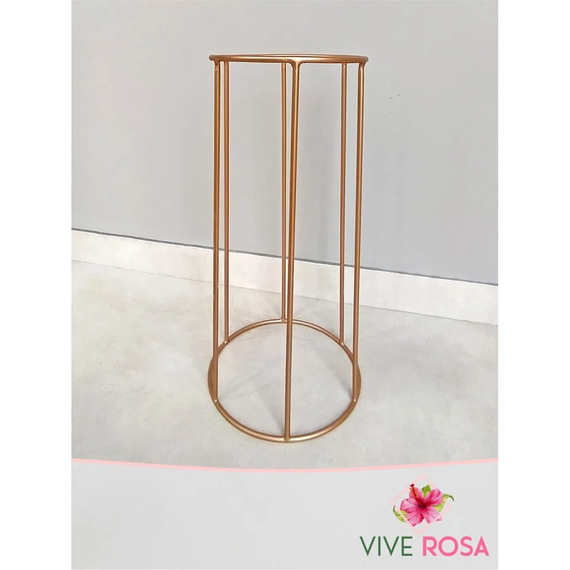 Portamateras Plantas Dorado Mate o Negro Base Redonda 3