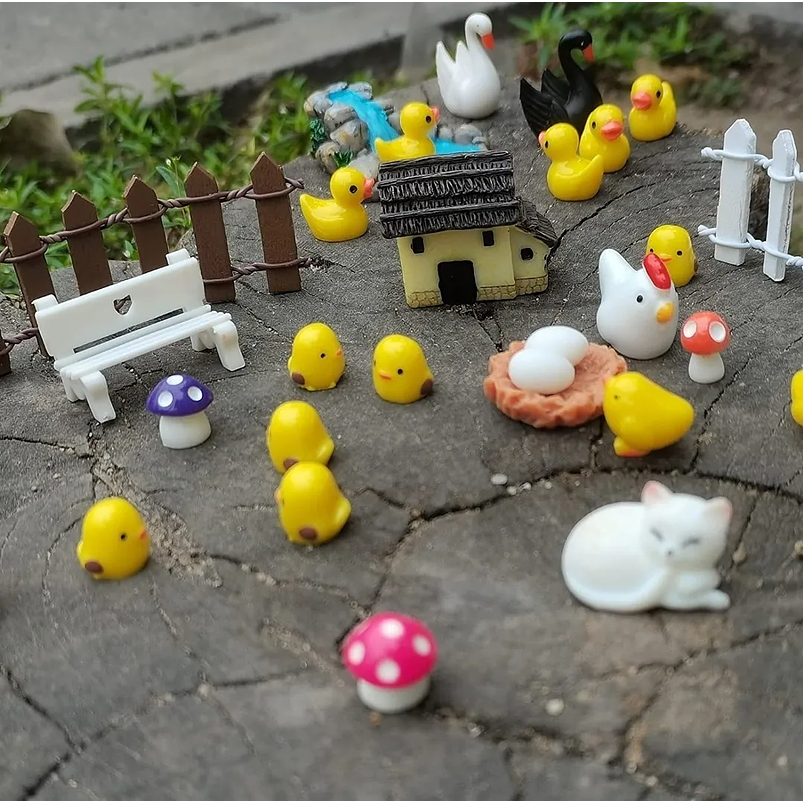 Mini Kit Jardín Decorativo Hadas Jardín y Terrario x112 pieza 2