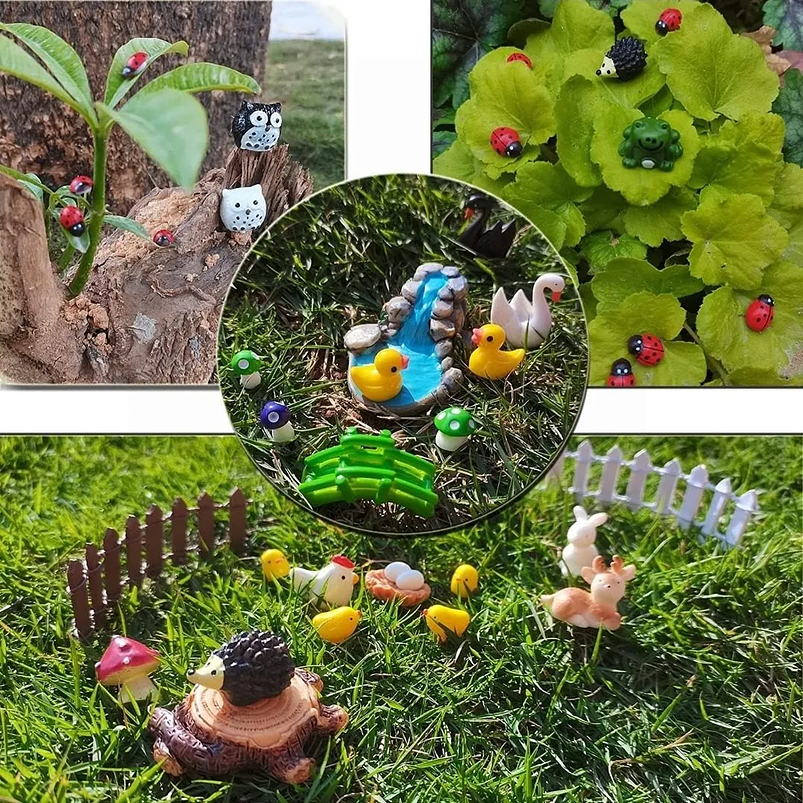 Mini Kit Jardín Decorativo Hadas Jardín y Terrario x112 pieza 3