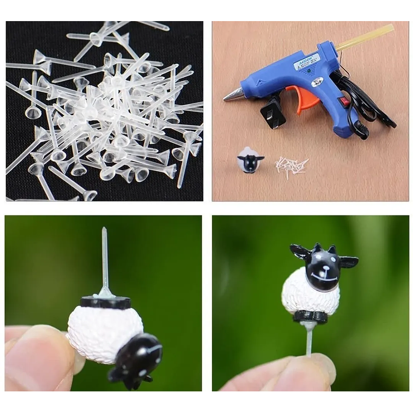 Mini Kit Jardín Decorativo Hadas Terrario Suculentas x100 Piezas  6