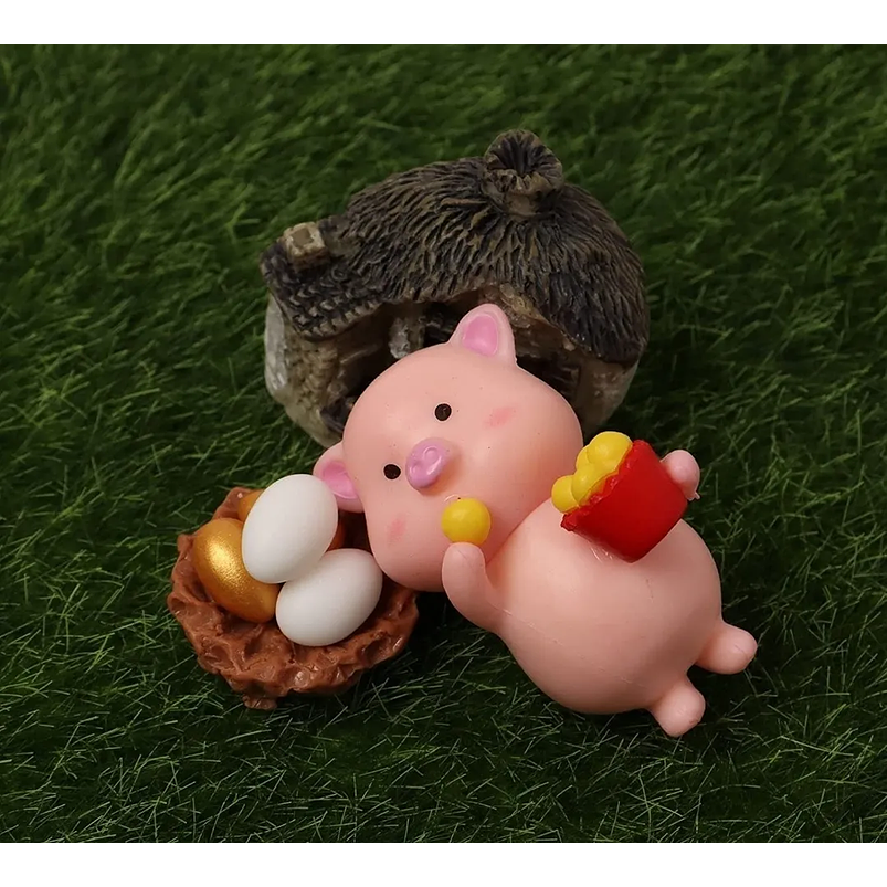 Mini Figuras Jardín Decorativo Bonsái Terrario Animales x54 Piezas  3