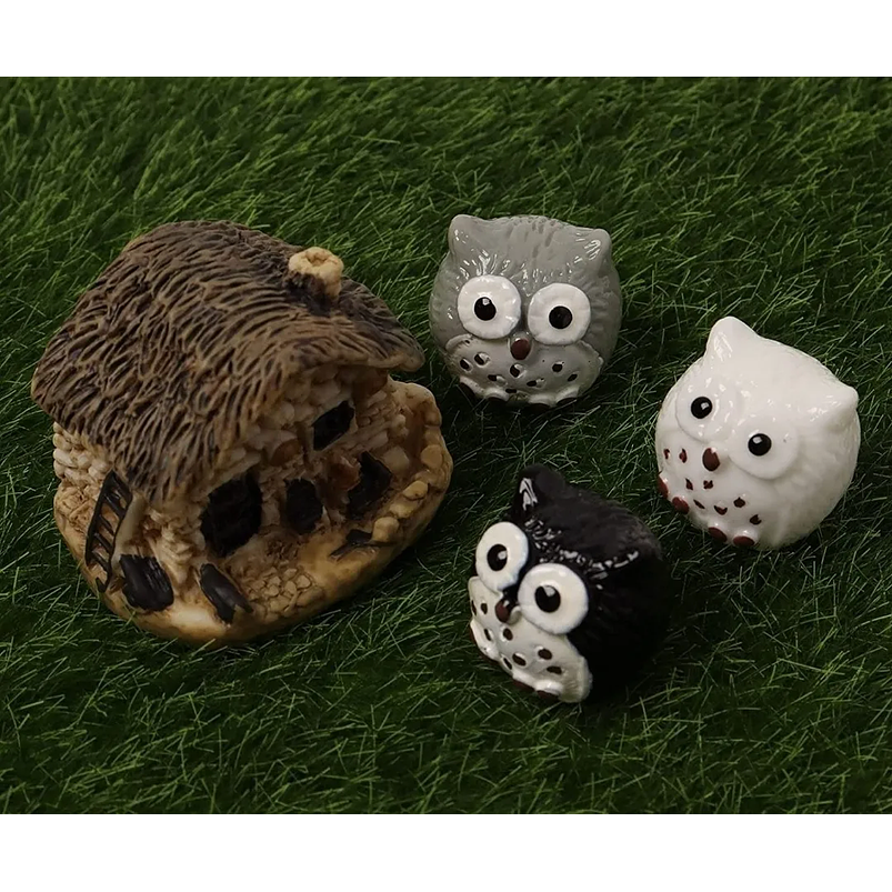 Mini Figuras Jardín Decorativo Bonsái Terrario Animales x54 Piezas  4