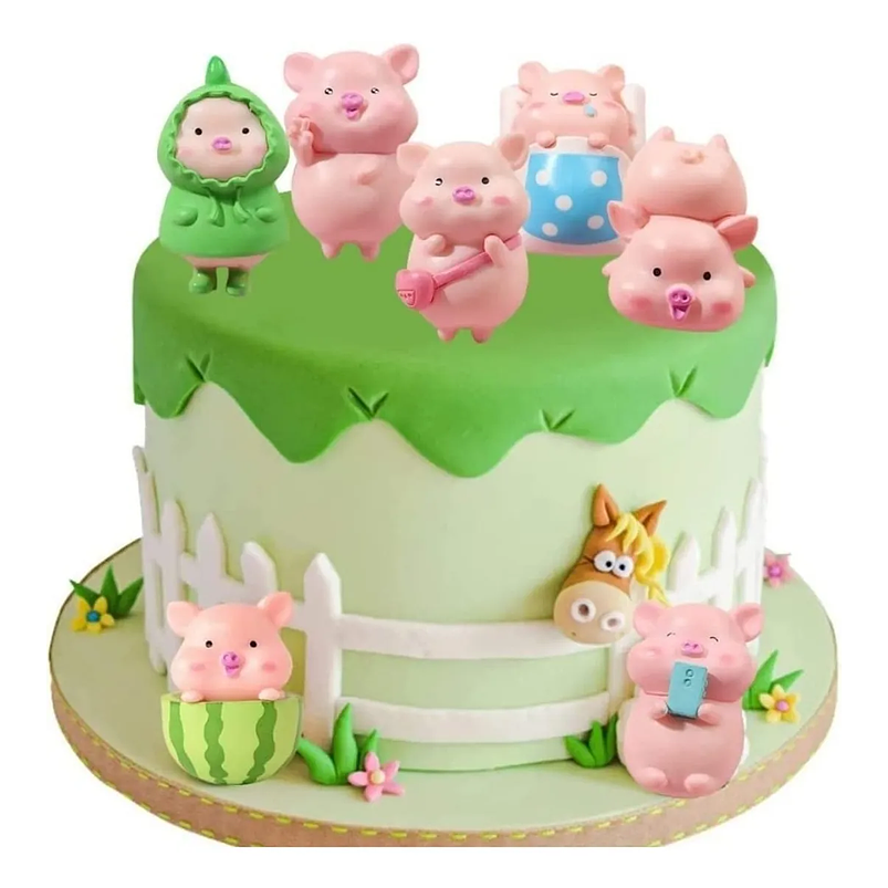 Mini Kit Jardín Decorativo Bonsái Terrario Chonchitos x7 Piezas 4