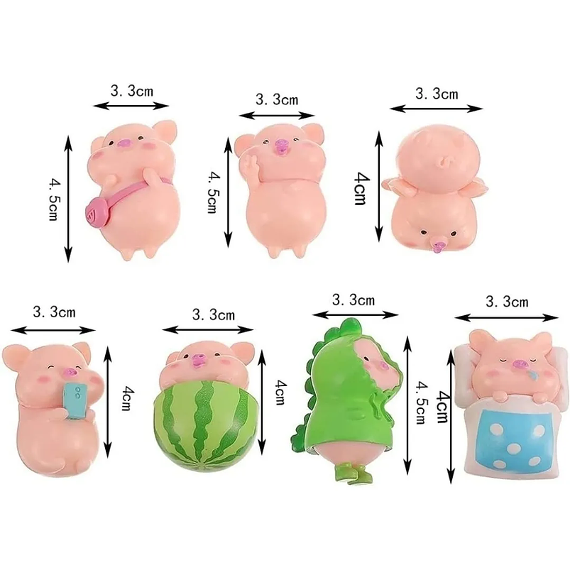 Mini Kit Jardín Decorativo Bonsái Terrario Chonchitos x7 Piezas 5