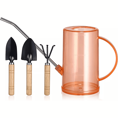 Regadera Plástica Liviana Boquilla Larga en Acero x1.5 Litro