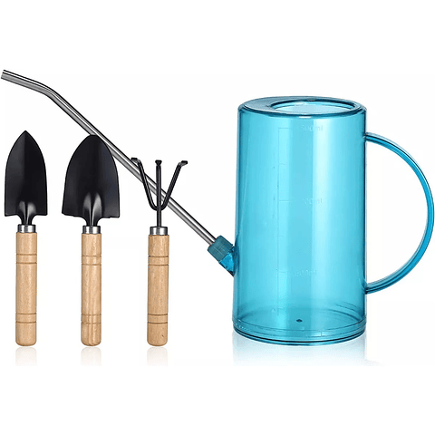 Regadera Plástica Liviana Boquilla Larga en Acero x1.5 Litro