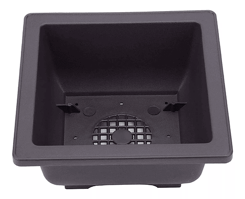 Maceta de Bonsai Plastica Cuadrada 12x12cm Plantas Ornamental