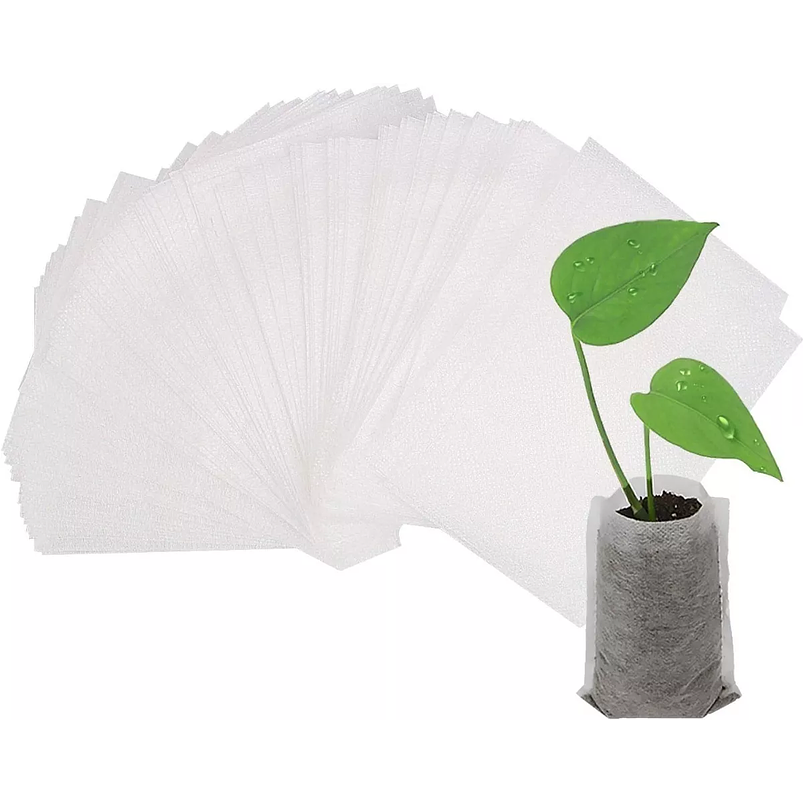 Bolsa Siembra Tela Especial Biodegradable x100pz Semillero 1