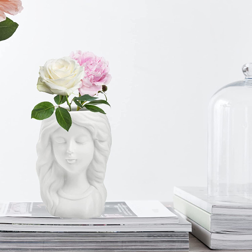 Juego Macetas Cerámica Fina x3 Unidades Cactus y Suculentas 6