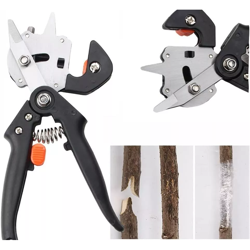 Kit Tijera Para Injerto de Plantas Arboles y Corte 2 en 1 2