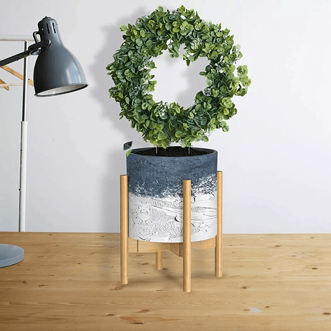 Enrejado de Metal Guía Negro Para Plantas Trepadora Circular