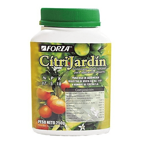 Fertilizante Soluble Citricos: Limones, Mandarinos x250gr