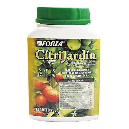 Fertilizante Soluble Citricos: Limones, Mandarinos x250gr 1
