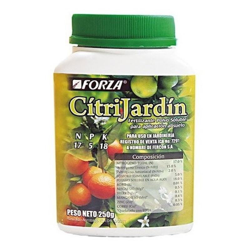 Fertilizante Soluble Citricos: Limones, Mandarinos x250gr 1