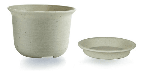 Maceta Plástica Plantas 15cm Diámetro x11cm Alto más plato