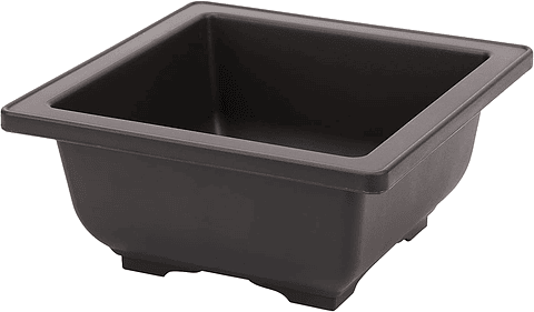 Maceta de Bonsai Plastica Cuadrada 12x12cm Plantas Ornamental