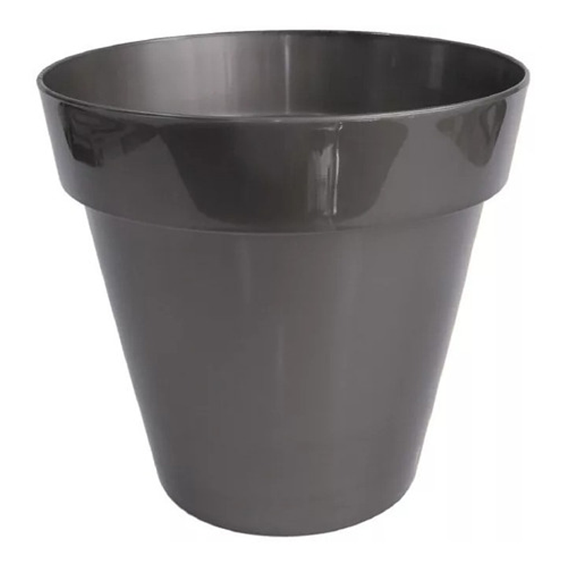 Soporte Macetas Pared x4 Puestos en Teca más Macetas Plásticas 5