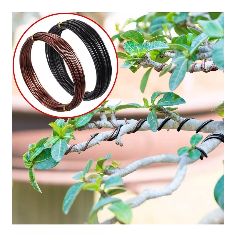 Alambres Entrenamiento Aluminio Bonsai 5 Rollos 5