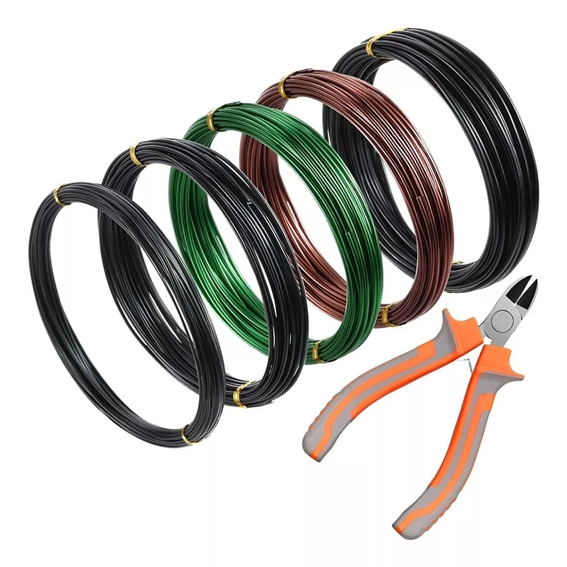 Alambres Entrenamiento Aluminio Bonsai 5 Rollos 1