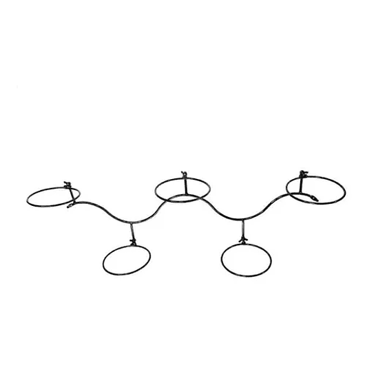 Soporte Macetas Pared x5 Espacios 9cm Díametro 2