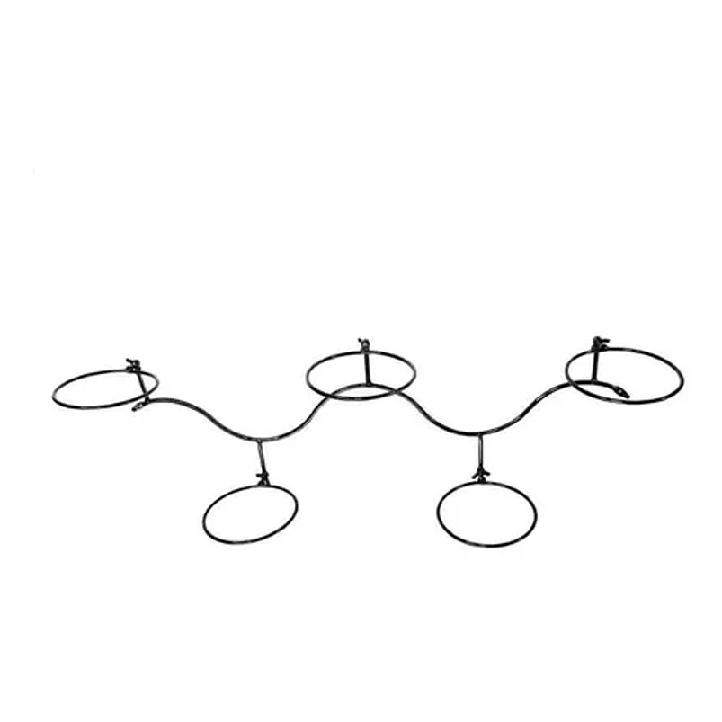 Soporte Macetas Pared x5 Espacios 9cm Díametro 2