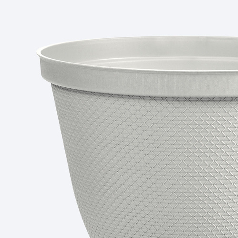 Maceta Plástica De Plantas más Plato 25cm Diámetro x20cm Alto 11